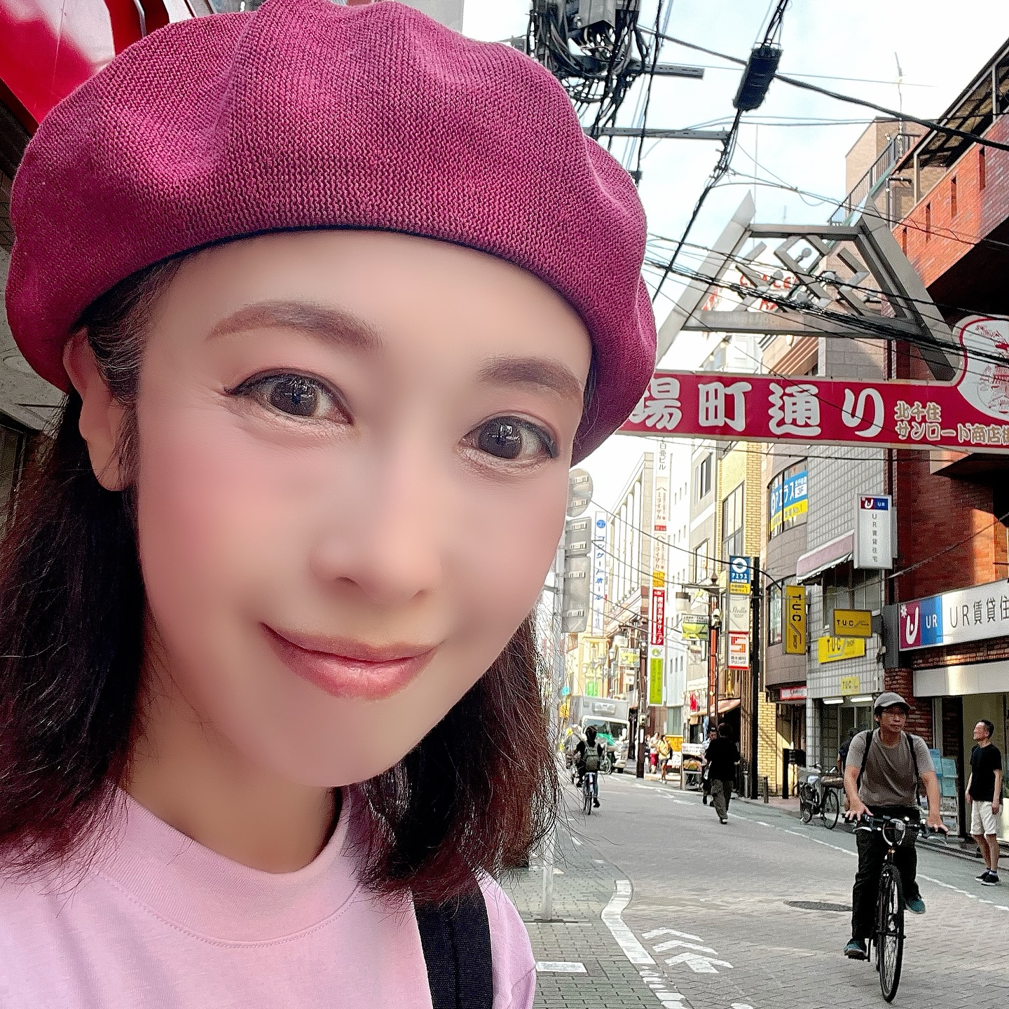 織辺真智子のパントマイム稽古風景