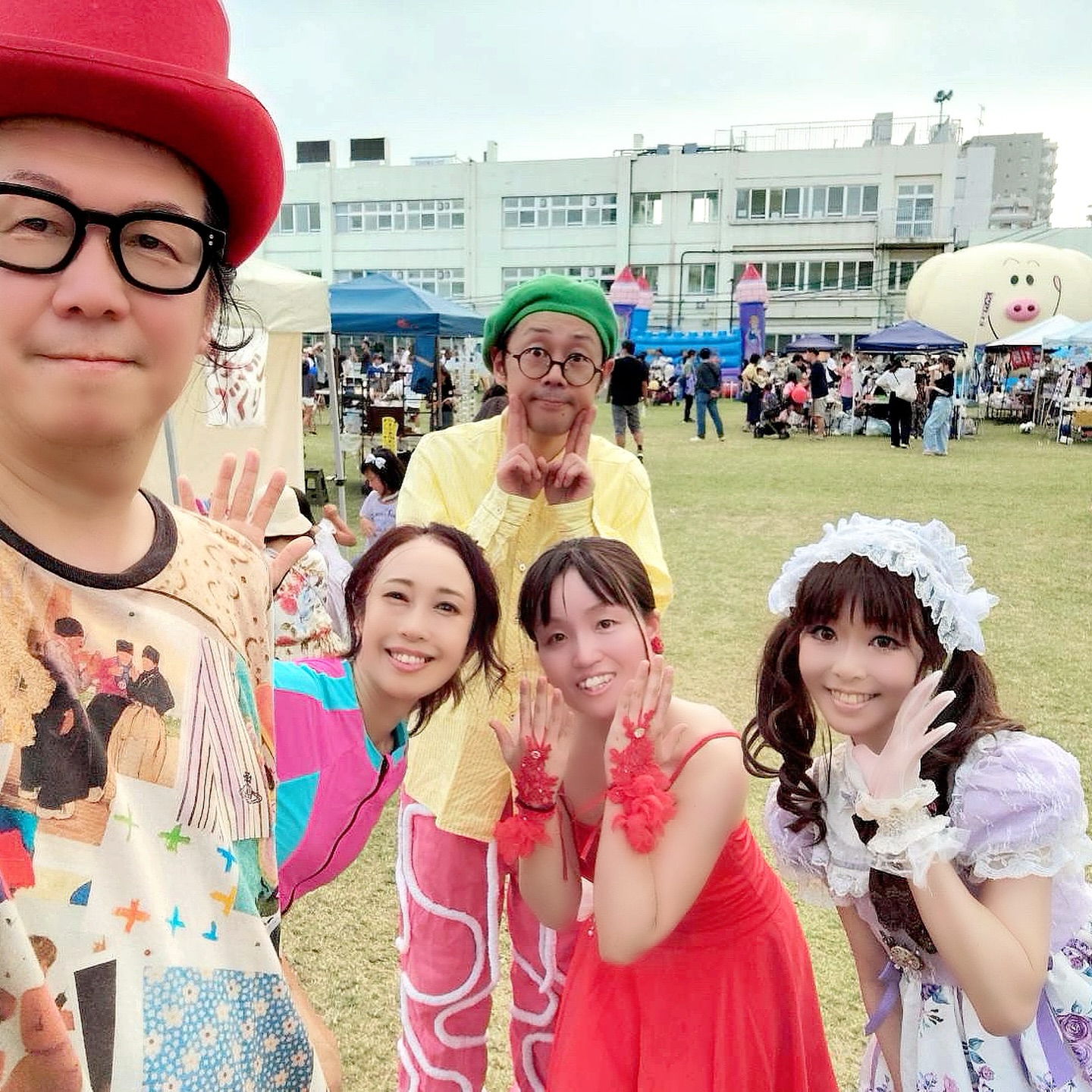 無言演技を行う織辺真智子