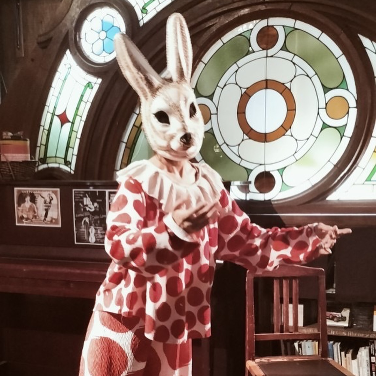 パントマイムの動作確認
