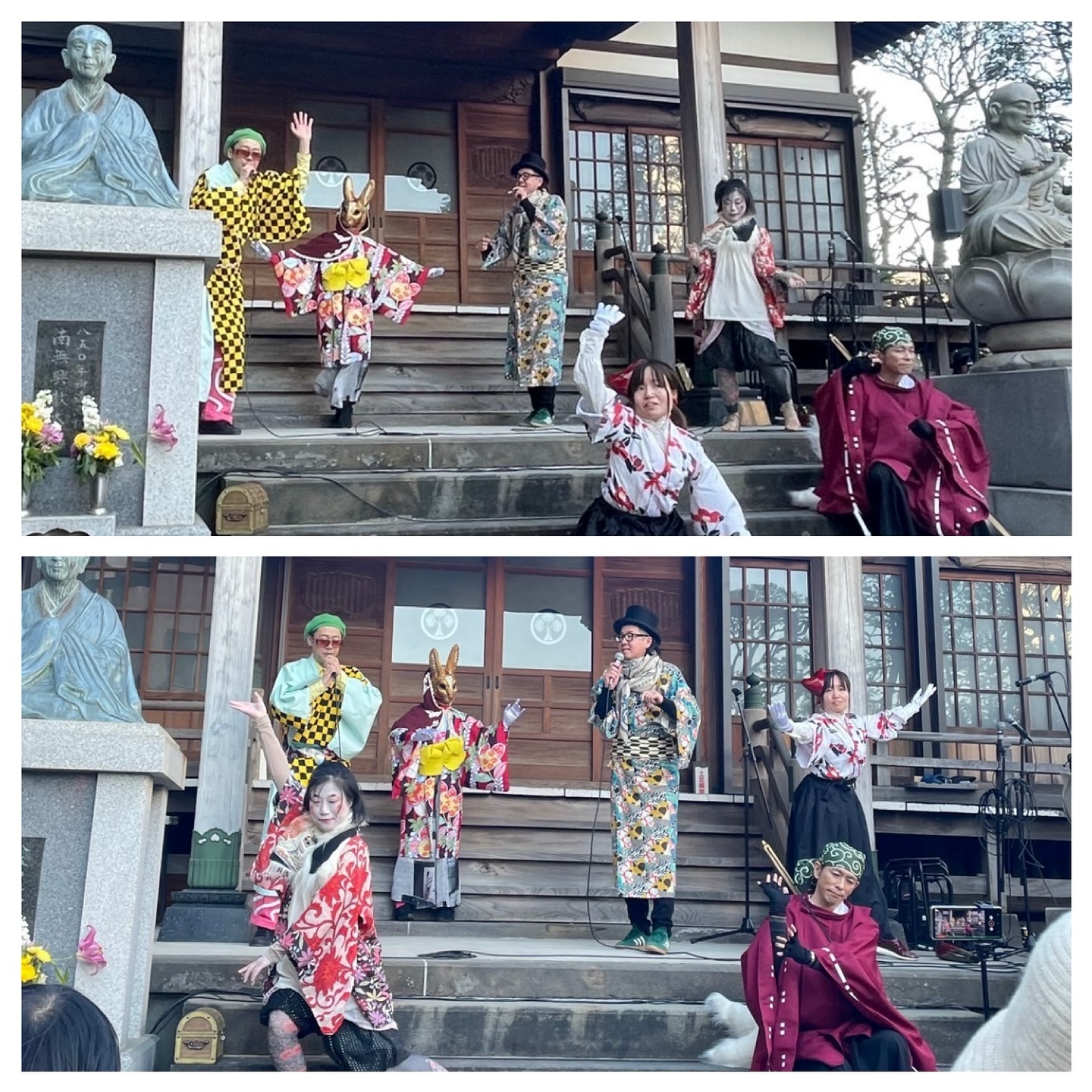 織辺真智子のパントマイム稽古風景