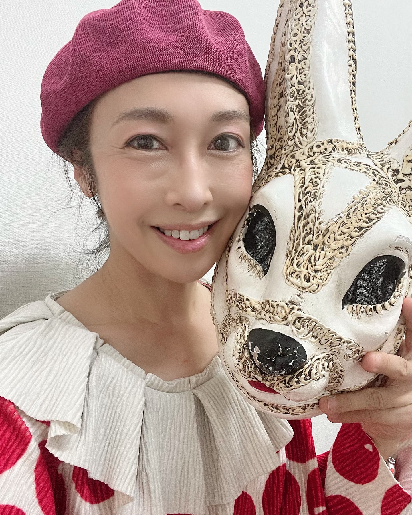無言演技を行う織辺真智子